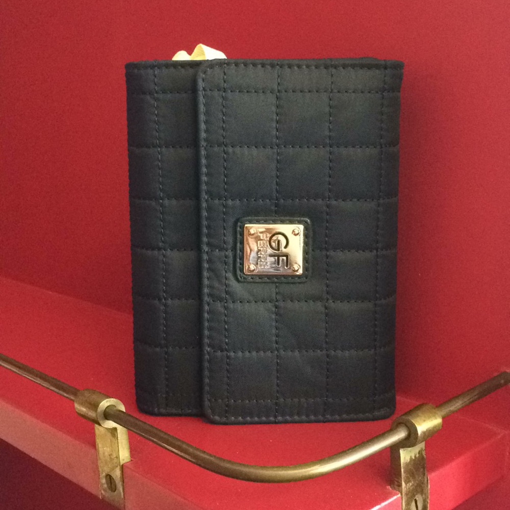 Gianfranco Ferre Dark Blue Quilted Wallet